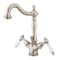Kingston Brass KS1438PL 2-Handle Bthrm Faucet W/Brass Pop-Up & Cover Plate Nickel KS1438PL - alternate 1